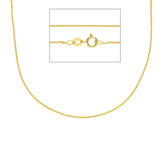 Zopfkette Collier in 18 Karat Gelbgold - MSA020GG45